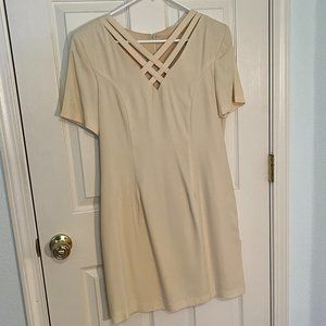 Pastel yellow dress, size 12